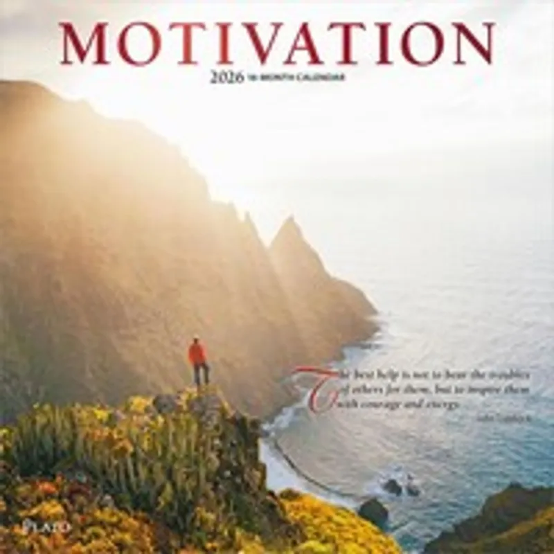 Calendario: Motivation 2026 Square Plato Foil