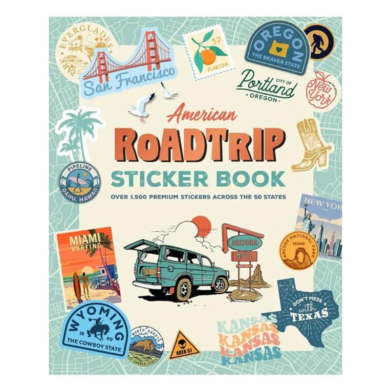 AMERICAN ROAD TRIP STICKER BOOK