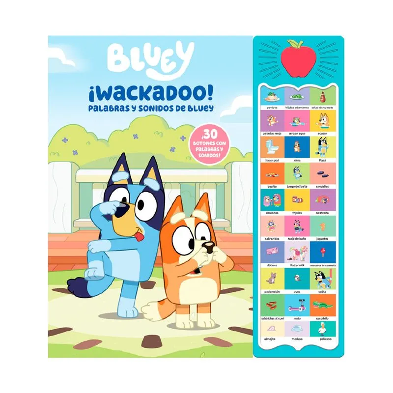 Palabras bluey wackadoo 30 sonidos