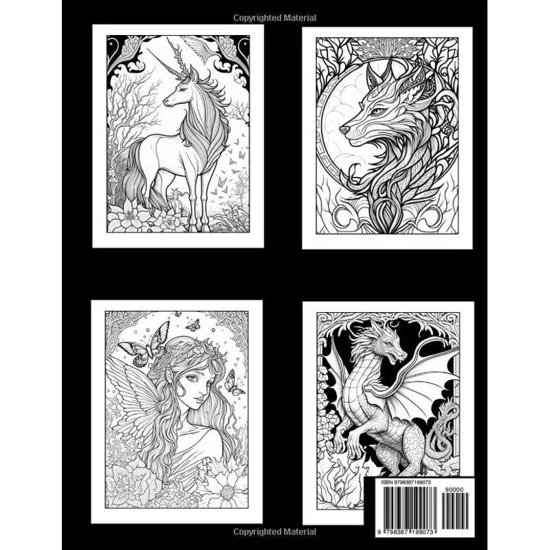 101 Padrões De Fantasia Livro Para Colorir Adulto Incrível Patte