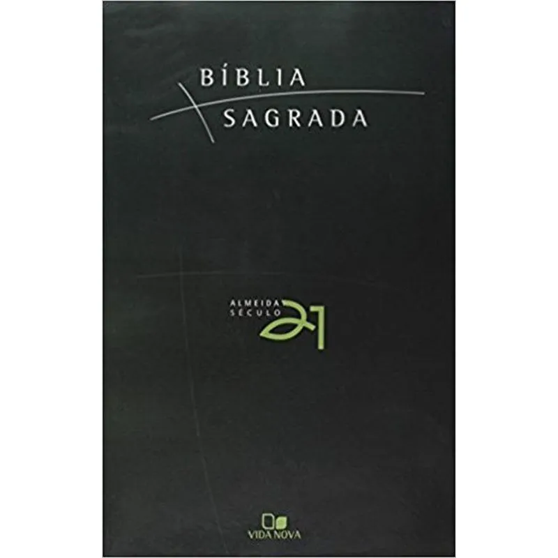 Bíblia A21 brochura - verde c/ referências cruzadas