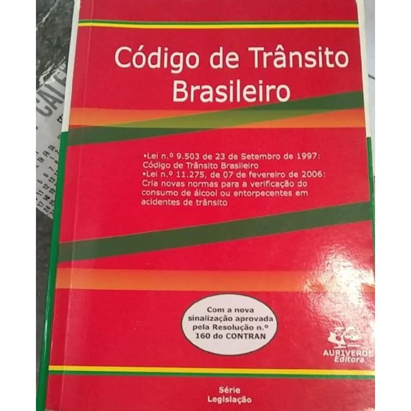 Usado - Código De Trânsito Brasileiro
