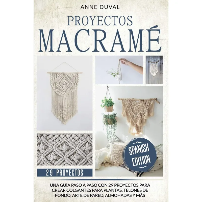 Projetos Macramé: guia passo a passo com 29 projetos