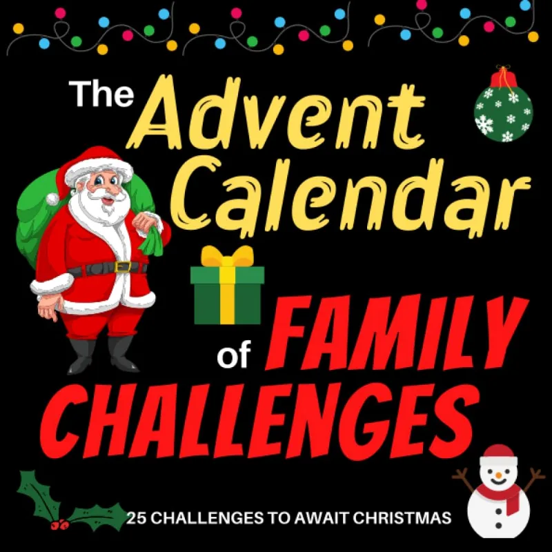 Calendário Do Advento Dos Desafios Familiares Livro De Pres