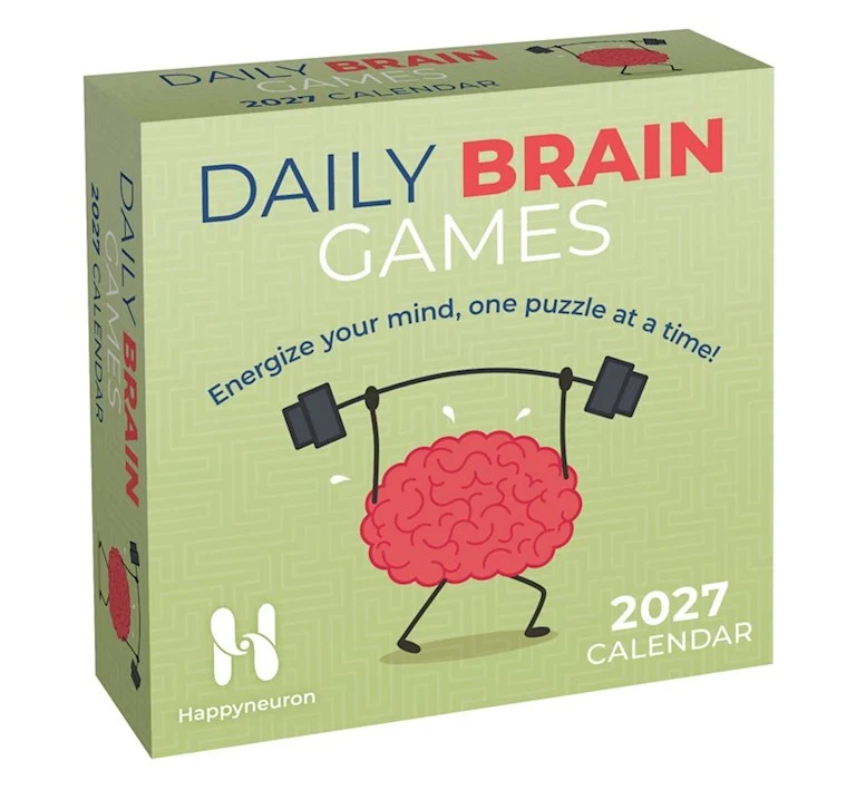 Daily Brain Games 2027 Box Calendar
