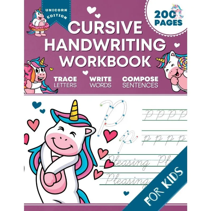 Livro Cursive Handwriting Workbook for Kids