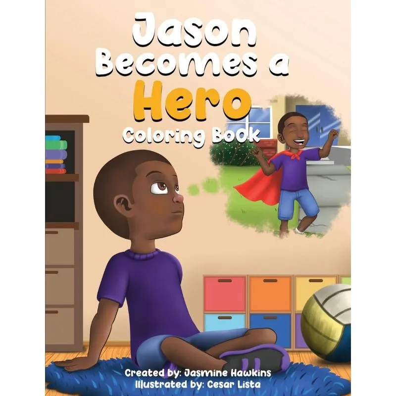Jason Becomes A Hero Coloring Book