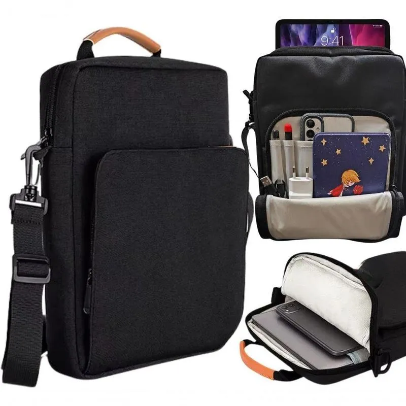Pasta Case De Transporte Para Tablet Redmi Pad 2 11 Pol Com Alça Compartimentos Com Zíper Forro