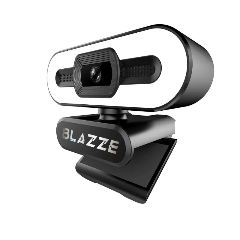 Cámara Web 2K táctil con Luz Led Regulable y micrófono - BLAZZE LV2K4