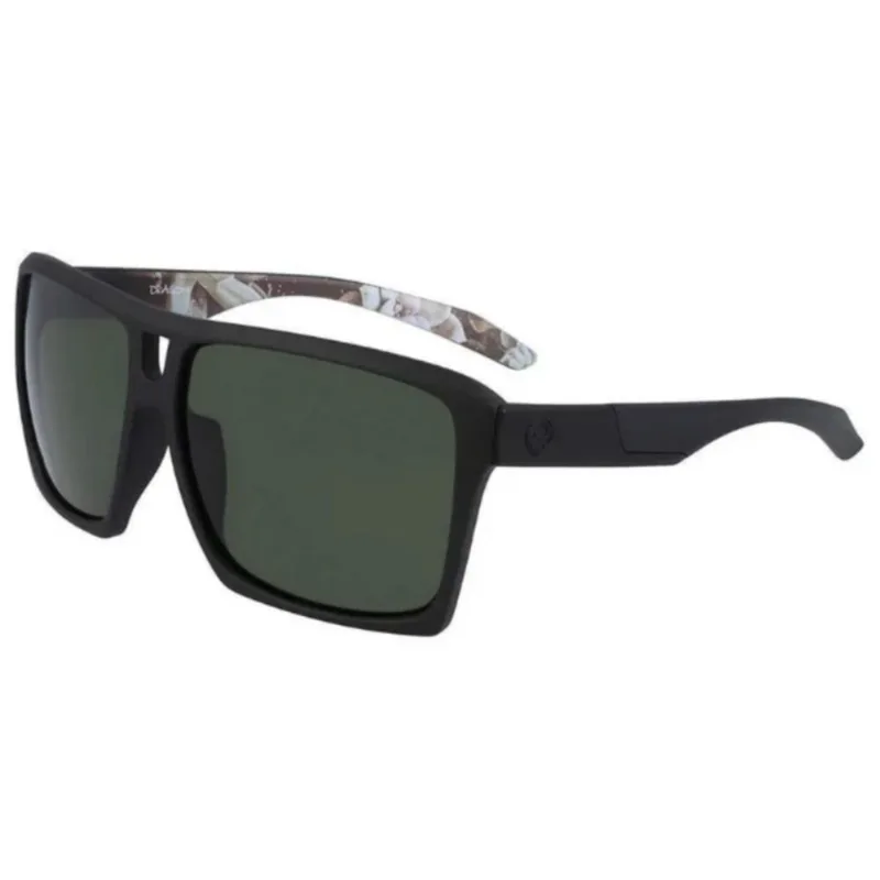 Lentes de Sol Dragon The Verse LL - Negro Matte / Green Ion