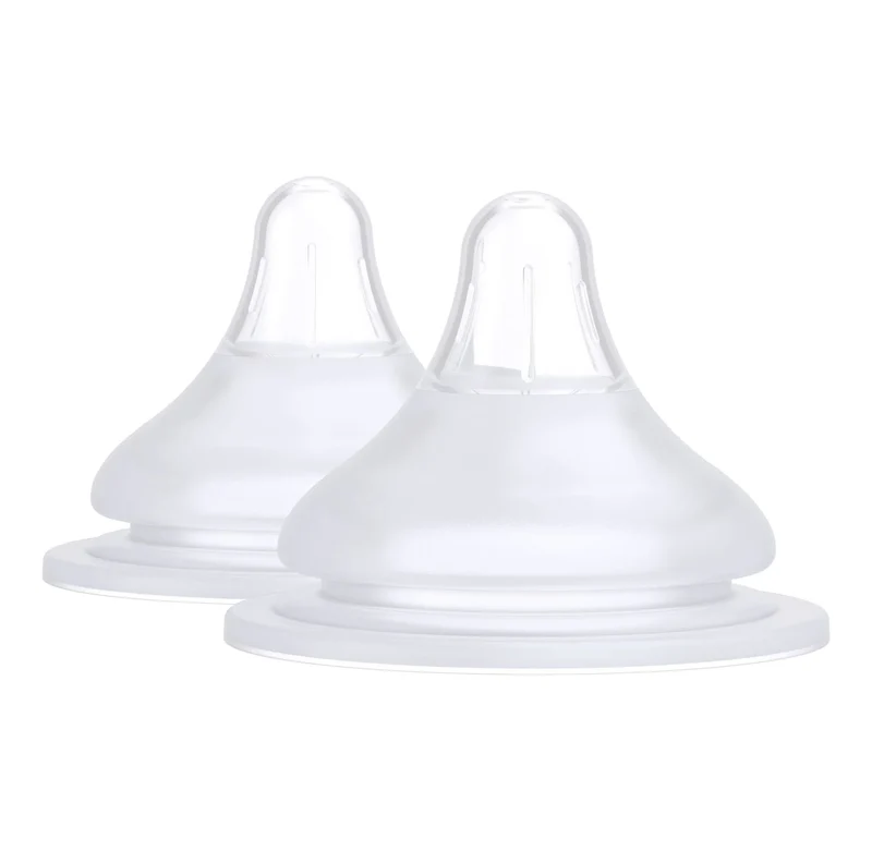 BuubiBottle RealFeel Baby Bottle Nipples - Stage 4 - 2pk Open Box