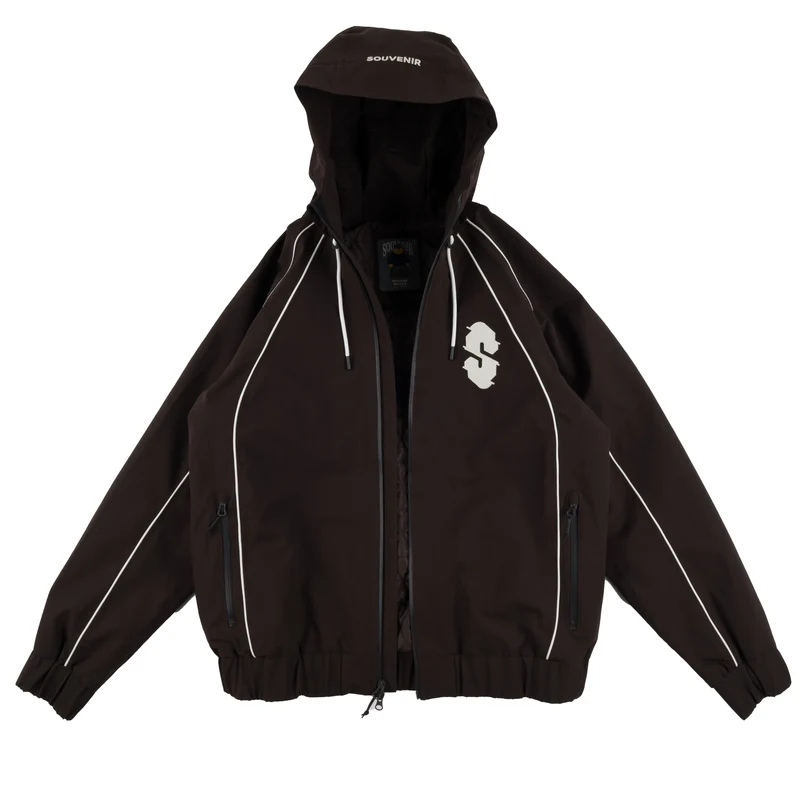 Souvenir Insulated Track Jacket - Cocoa M