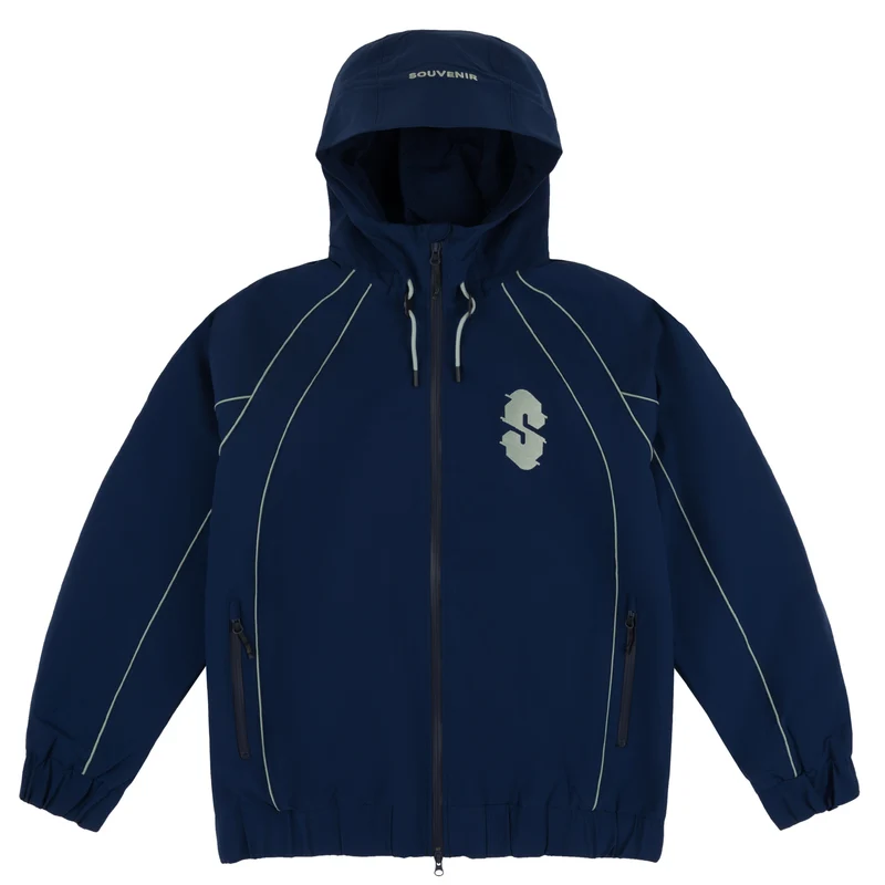 Souvenir Insulated Track Jacket - Navy M