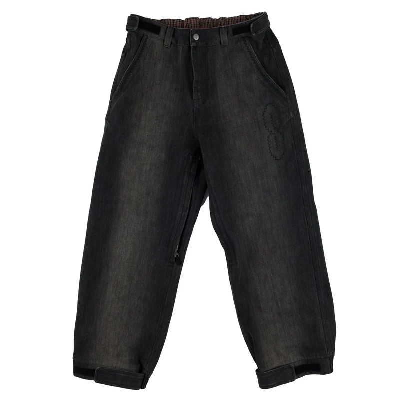 Souvenir 3 Ply Denim Snowboard Pants - Denim Black M