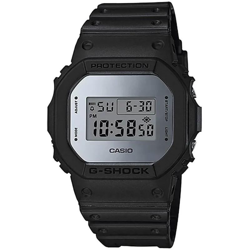 Reloj Casio G-Shock DW5600BBMA-1 Digital Resina Negro Plateado